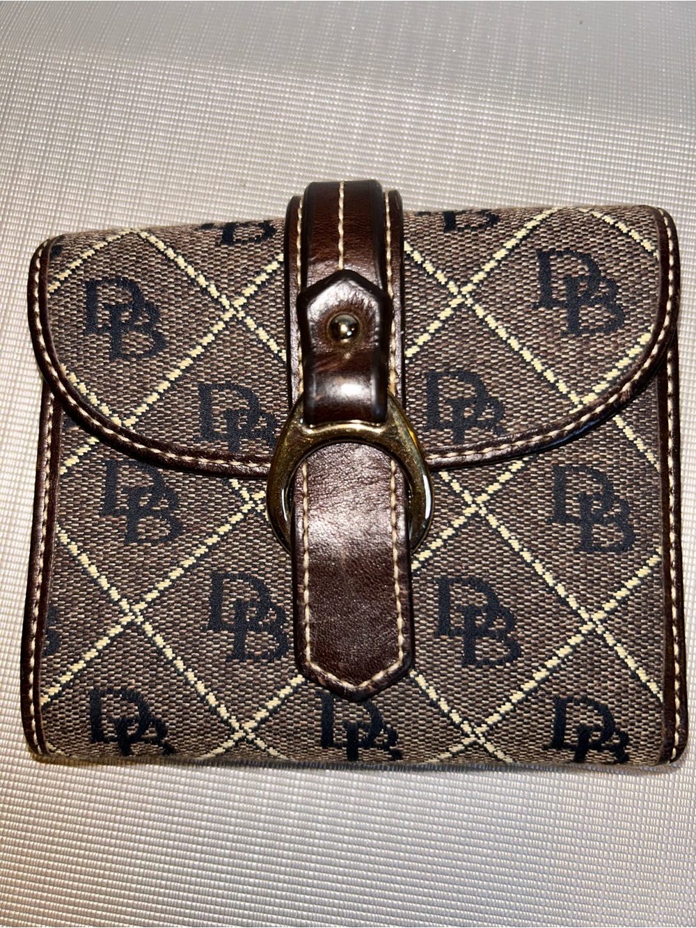 Euc Dooney & Bourke monogram small trifold wallet
